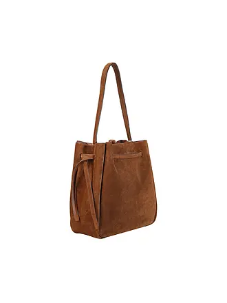 TORY BURCH | Bolso de cuero - Bolso bombonera ROMY Large | braun